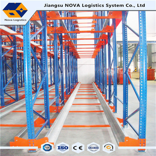 Lái xe trong Pallet Shuttle Racking với chứng chỉ CE