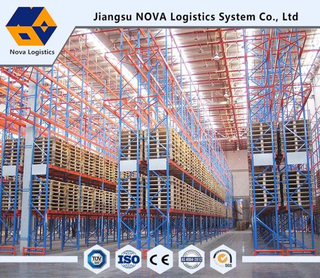 Thép không gỉ điện hệ thống giá pallet lưu trữ điện cao